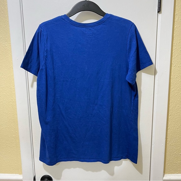 Los Angeles Dodgers 2018 World Series Nike T-Shirt Women’s Size XL Blue MLB Tee - Picture 4 of 4